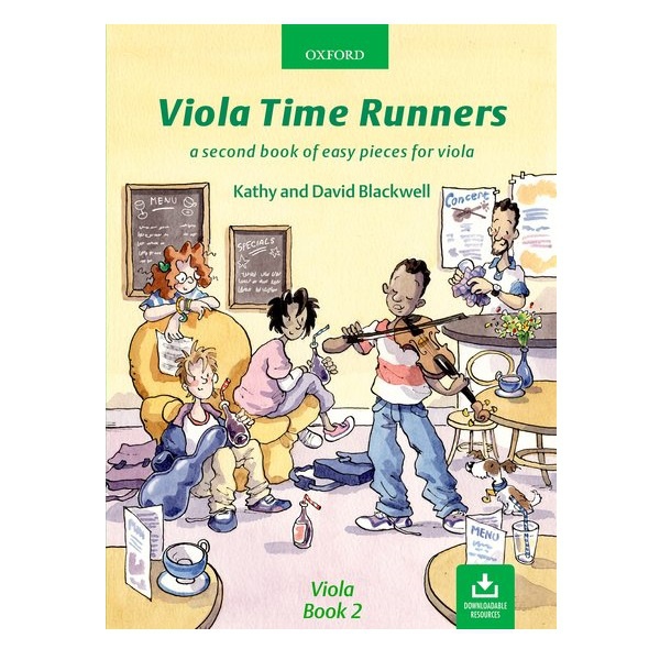 Viola Time Runners : Livre De Pièces Faciles Pour Alto - Deuxième Volume